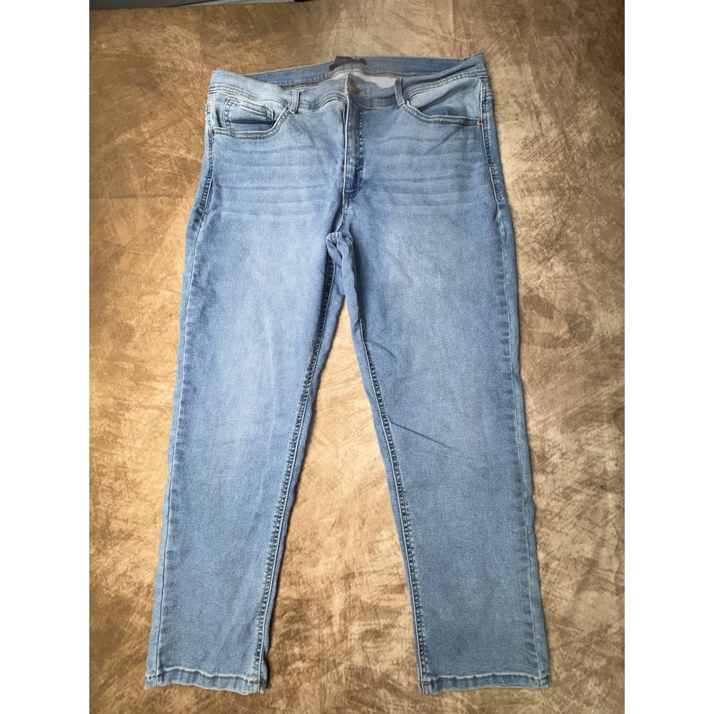 RS by Roselyn Sanchez Women's Jeans 16/33 Blue Denim Mid Rise Stretch Leg?36x27